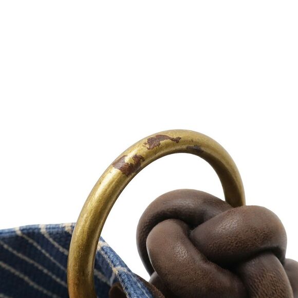 Bottega Veneta Canvas Leather Tote Bag - Picture 6 of 8